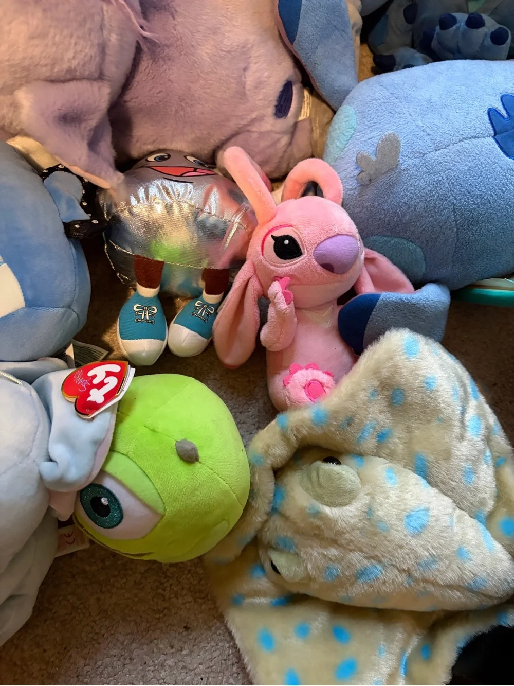 Ty Disney Squishmallow Plush Lot - Assorted Stuffed Animals
